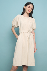 Vendi Multiway Linen Dress Malt