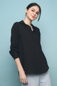 Westie Soft Cotton Shirt Black