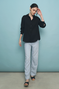 Westie Soft Cotton Shirt Black