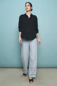 Westie Soft Cotton Shirt Black