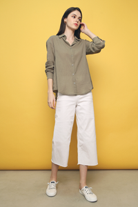 Westie Soft Cotton Shirt Olive