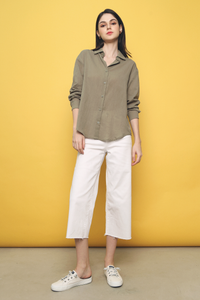 Westie Soft Cotton Shirt Olive
