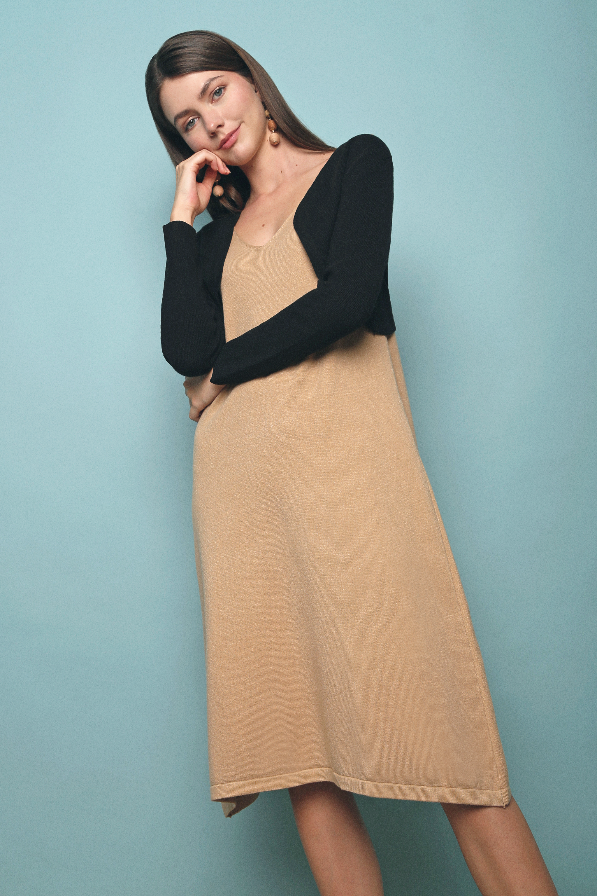 Yoona Cropped Cardigan Black (Restock)