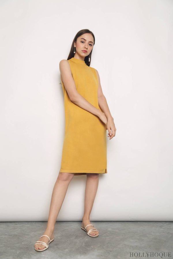 Reynold Slit Knit Dress Sunshine